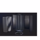 Immagine di Rack TECNOSTEEL 42U 800x800x2057 mm nero con porta in vetro e standard 19"