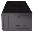 Immagine di Armadio rack LINK 19" 6U da parete con porta in vetro e ripiano incluso