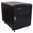 Immagine di Armadio rack server STARTECH 12U 36" con ruote e porta in vetro