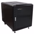 Immagine di Armadio rack server STARTECH 12U 36" con ruote e porta in vetro