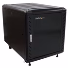 Immagine di Armadio rack server STARTECH 12U 36" con ruote e porta in vetro
