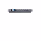 Immagine di PDU IT RACK LAN 8 309140 1U con 6 prese universali e interruttore magnetotermico per rack 19"