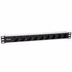 Immagine di Power Strip EQUIP 333292 1U con 9 prese Schuko CEE7/4 e cavo da 1,8 m per rack 19"