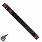 Immagine di Multipresa rack WP EUROPE 1u 8 prese iec c13 v