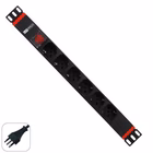 Immagine di Multipresa rack WP EUROPE 1u 6 prese universali