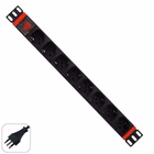 Immagine di Multipresa rack WP EUROPE 1u 8 prese universali