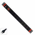 Immagine di Multipresa rack WP EUROPE 1u 8 prese iec c13 vd