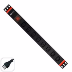 Immagine di Multipresa rack WP EUROPE 1u 8 prese iec c13 vd