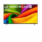 Immagine di Tv 75" uhd 4K (3840x2160) LG ELECTRONICS 75 NANO AI NU85 4K ULTRA HD WEBOS26 - PIEDINI LATE 75NU850B