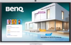 Immagine di Monitor interattivo 55" 4K UHD BENQ 9H.P29TB.DE1 Touch per collaborazione e videoconferenze