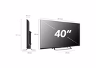 Immagine di TV SMART TECH 40" Full HD con Dolby Audio, 3 HDMI, doppio tuner e USB multimediale