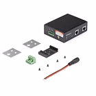 Immagine di Iniettore poe+ industriale startech gigabit 30w per reti e dispositivi poe