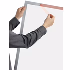Immagine di Cornice adesiva Duraframe A1 argento