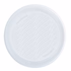 Immagine di Piatto piano monouso BIBO NATURAL in bioplastica colore bianco Ø 21,5 cm