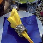 Immagine di Tovagliolo Airlaid in carta a secco MCR 40x40 Dry colore blu 50 pezzi