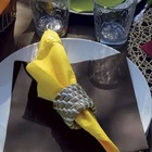 Immagine di Tovagliolo Airlaid in carta a secco MCR 40x40 Dry colore nero 50 pezzi