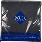Immagine di Tovagliolo Airlaid in carta a secco MCR 40x40 Dry colore nero 50 pezzi