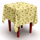 Immagine di Coprimacchia natalizio Airlaid in carta a secco MCR 100x100 Comete colore oro su Dry crema 100 pezzi