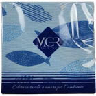 Immagine di Tovagliolo Airlaid in carta a secco MCR 40x40 BALI colore turchese 50 pezzi