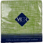 Immagine di Tovagliolo Airlaid in carta a secco MCR 40x40 Filo colore verde lime 50 pezzi