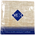 Immagine di Tovagliolo Airlaid in carta a secco MCR 40x40 Filo colore sabbia 50 pezzi