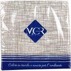 Immagine di Tovagliolo Airlaid in carta a secco MCR 40x40 Filo colore tortora 50 pezzi