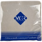 Immagine di Tovagliolo Airlaid in carta a secco MCR 40x40 Lino colore marrone 50 pezzi