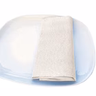 Immagine di Tovagliolo Airlaid in carta a secco MCR 40x40 Lino colore crema 50 pezzi