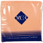 Immagine di Tovagliolo Airlaid in carta a secco MCR 40x40 Lino colore salmone 50 pezzi