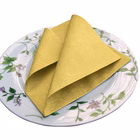 Immagine di Tovagliolo Airlaid in carta a secco MCR 40x40 Yuta colore giallo 50 pezzi