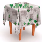 Immagine di Coprimacchia natalizio Airlaid in carta a secco MCR 100x100 Shabby colore verde oliva 100 pezzi