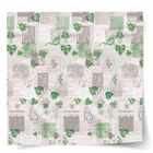 Immagine di Coprimacchia natalizio Airlaid in carta a secco MCR 100x100 Shabby colore verde oliva 100 pezzi