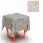 Immagine di Coprimacchia Airlaid in carta a secco MCR 100x100 Filo colore tortora 100 pezzi