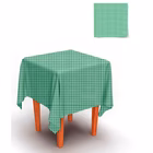 Immagine di Coprimacchia Airlaid in carta a secco MCR 100x100 Quadretto colore verde 100 pezzi