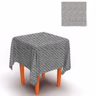 Immagine di Coprimacchia Airlaid in carta a secco MCR 100x100 Yuta colore grigio 100 pezzi