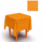 Immagine di Coprimacchia Airlaid in carta a secco MCR 100x100 Yuta colore salmone 100 pezzi