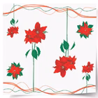 Immagine di Tovagliolo natalizio Airlaid in carta a secco MCR 40x40 Stella 50 pezzi