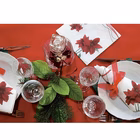 Immagine di Tovagliolo natalizio Airlaid in carta a secco MCR 40x40 Stella 50 pezzi