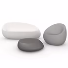 Immagine di Tavolino da esterno STONE cm 87x83xH25 colore grigio