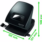Immagine di Perforatore a due fori LEITZ RECYCLE NEXXT 30ff colore nero
