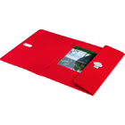 Immagine di Cartella in polipropilene riciclato 3 lembi LEITZ RECYCLE f.to A4 colore rosso