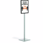 Immagine di Espositore da pavimento DURABLE INFO STAND BASIC A3 colore grigio antracite