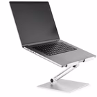Immagine di Supporto alza notebook regolabile in altezza DURABLE RISE colore argento metallizzato