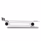 Immagine di Supporto alza notebook regolabile in altezza DURABLE RISE colore argento metallizzato