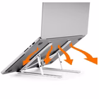 Immagine di Supporto alza notebook DURABLE FOLD colore argento metallizzato