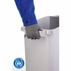 Immagine di Bidone rettangolare in ppl DURABLE DURABIN ECO capacità 60 litri colore grigio