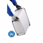 Immagine di Bidone rettangolare in ppl DURABLE DURABIN ECO capacità 60 litri colore grigio