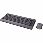 Immagine di Kit tastiera e mouse wireless TRUST TREZO COMFORT colore nero