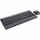 Immagine di Kit tastiera e mouse wireless TRUST TREZO COMFORT colore nero