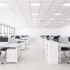 Immagine di Led Panel fi IDEAL LUX CRI 90 cm 59,5x59,5x3 40 watt 3550 lumen 3000°K colore bianco luce calda